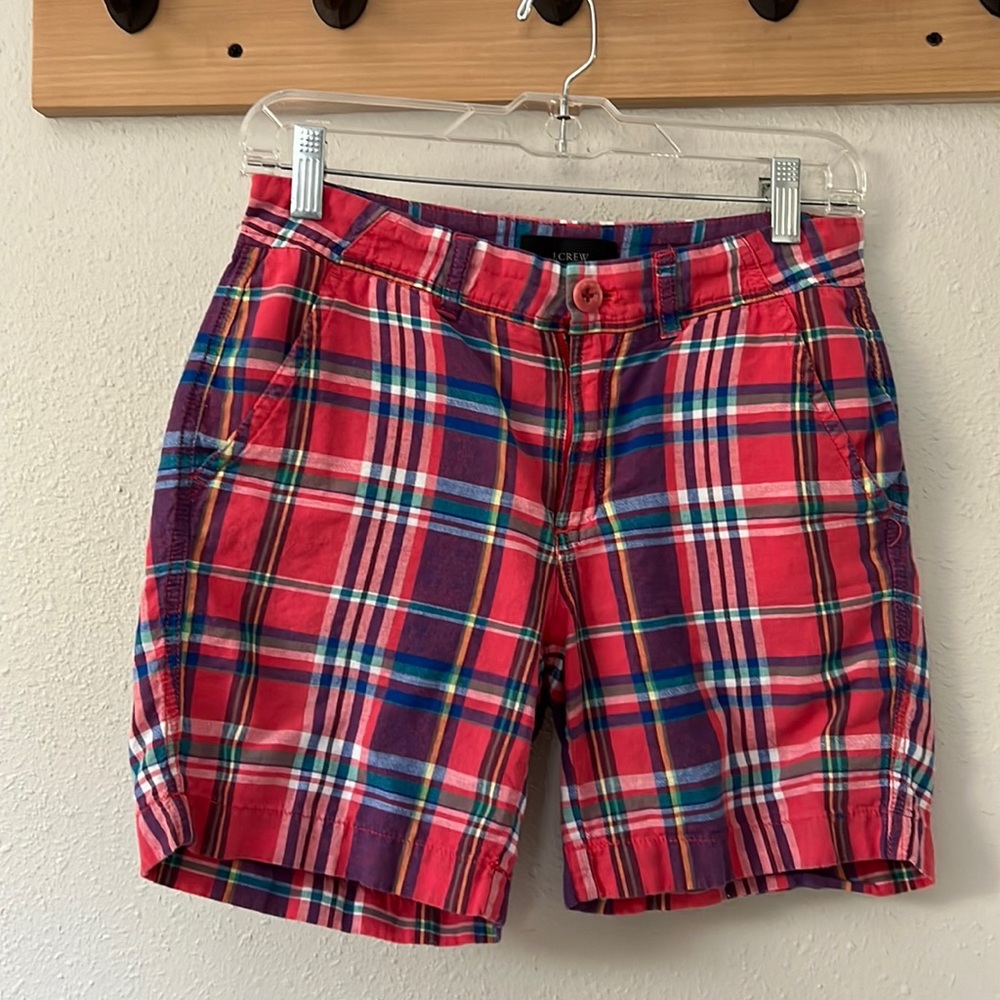 J Crew plaid shorts